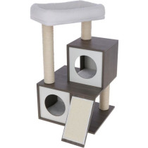 Arbre a chat - 48x44x86cm - Flair - KERBL - Blanc/gris - Sisal
