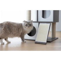 Arbre a chat - 48x44x86cm - Flair - KERBL - Blanc/gris - Sisal