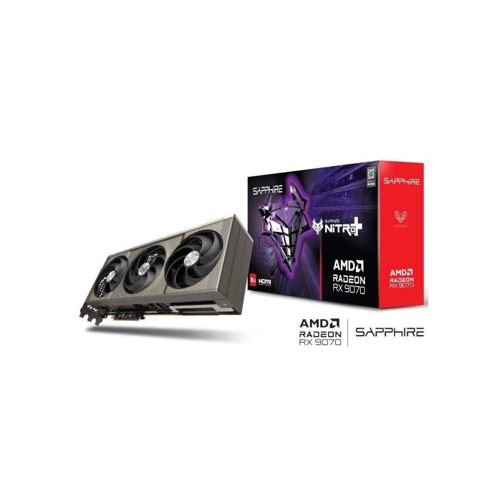 SAPPHIRE - Carte graphique - NITRO+ AMD RADEON™ RX 9070 GAMING OC -