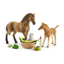 SCHLEICH - Baby care for Baby Animals of Horse Club Sarah - 42432
