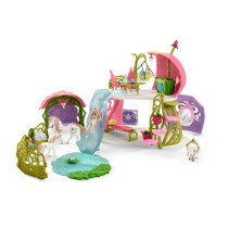 Schleich - glitter house with unicorns, lake and stable - 42445