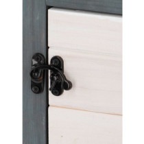 Armoire pour chat - KERBL - Ida - Blanc/bleu - 58x45x60cm