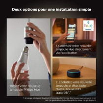 Philips Hue White Ambiance, LED Connected LED E27 equivalent 75W, 1100