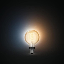 Philips Hue White Ambiance, LED Connected LED E27 Filament G93 Globe,