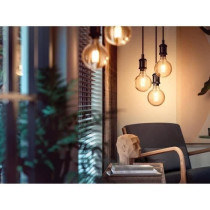 Philips Hue White Ambiance, LED Connected LED E27 Filament G93 Globe,