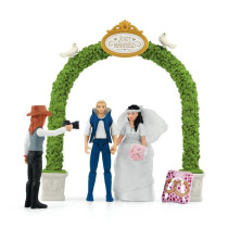 Figurine The bride and groom's carriage, 5 years old, schleich 42641 H
