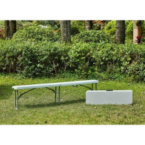 Foldable bench for reception table 180 cm