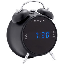 BIGBEN RR90EPOKN Alarm Clock Radio EPOK - Double Alarm - Black