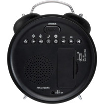 BIGBEN RR90EPOKN Alarm Clock Radio EPOK - Double Alarm - Black