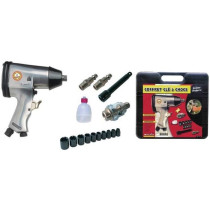 MECAFER Bmc pneumatic impact wrench 1/2 with 10 sockets