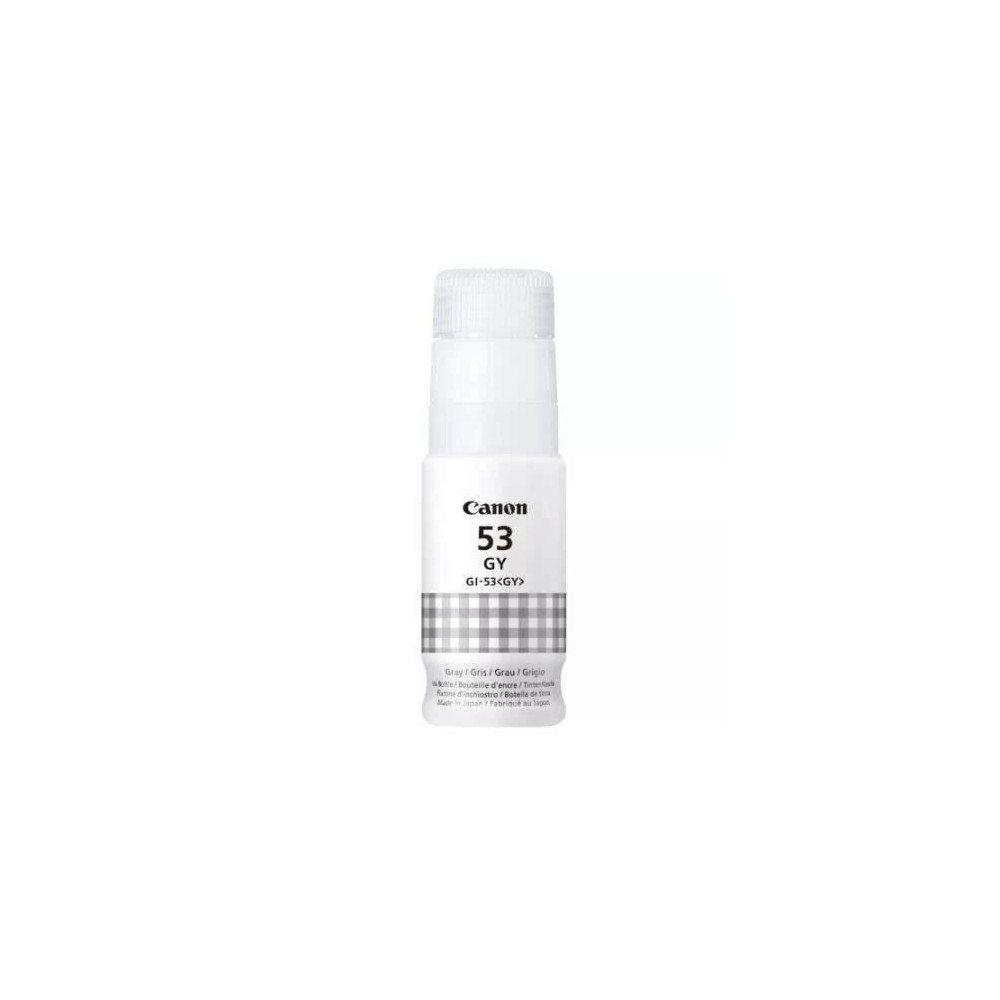 Bouteille d'encre - CANON - GI-53GY - Gris - Compatibilité PIXMA G650