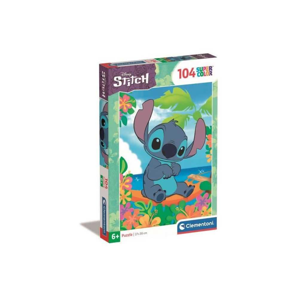 Puzzle - CLEMENTONI - Stitch - 104 pieces - Dessins animés et BD - En