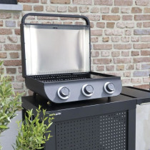 Barbecue a gaz - COOK'IN GARDEN - Flavo 60 - a poser - 3 brûleurs dro