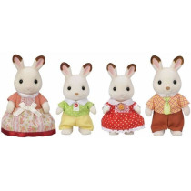 The Chocolate Rabbit Family - Sylvanian Families - 5655 - From 3 years