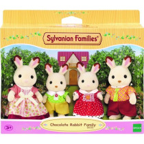 The Chocolate Rabbit Family - Sylvanian Families - 5655 - From 3 years