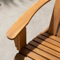 Adirondack garden armchair in FSC acacia - 72.5 x 89.5 x H.94 cm
