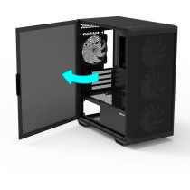 PC case without power supply - ZALMAN M4 ARGB (Black) - Mid-tower - M-