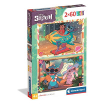 CLEMENTONI - 2x60 pieces - Stitch