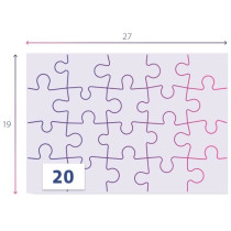 CLEMENTONI - 2x20 pieces - La Reine des Neiges 2