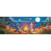 CLEMENTONI - Compact 1000 pieces Panorama - Stitch