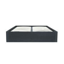 ECLIPSE Lit coffre adulte 140 x 190 cm - Simili Noir