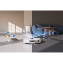 MOVA E30 Ultra - Robot Aspirateur Laveur avec Vidage Automatique - Net