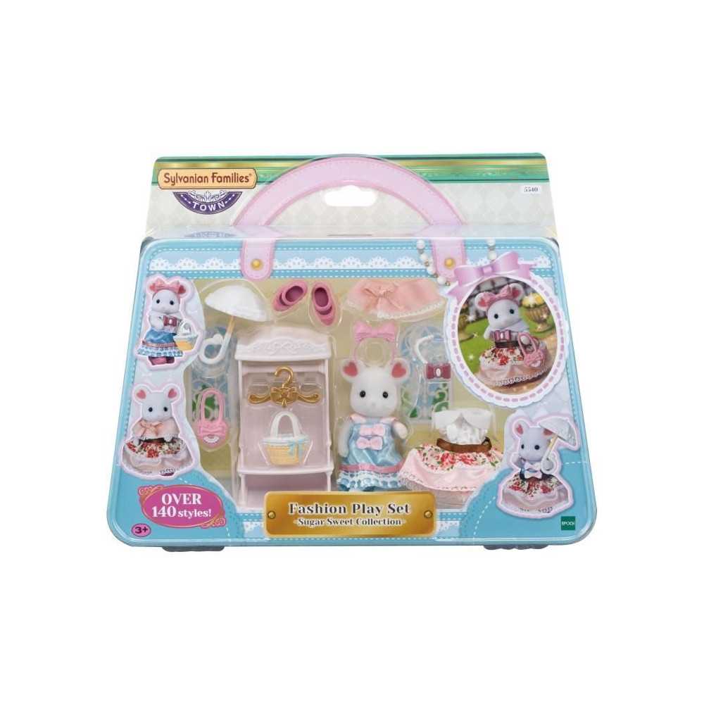 SYLVANIAN FAMILIES The fashion suitcase and big sister marshmallow mou