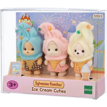 The trio of babies in glazed creme costumes - Sylvanian Families - 559
