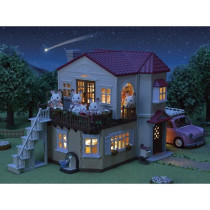 Miniature figurines - SYLVANIAN FAMILIES - 5708 - The big lit house an