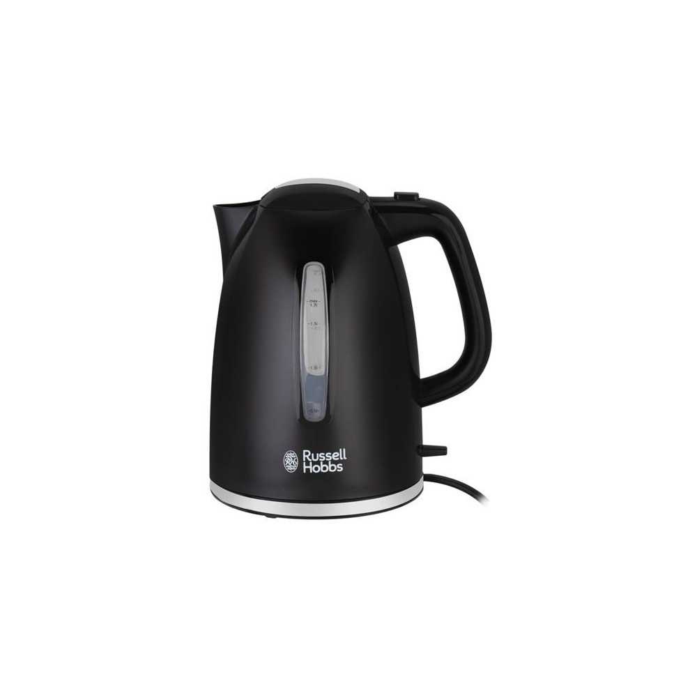 RUSSELL HOBBS 22591-70 - Textures Plus Kettle - 1.7L - 2400W - Black