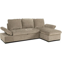Canapé d'angle convertible réversible - 4 places - CANDY - Tissu Bei