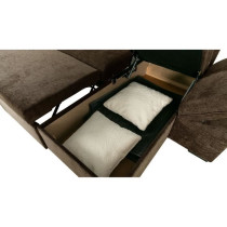 Canapé d'angle convertible réversible - 4 places - CANDY - Tissu Cho
