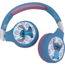 LEXIBOOK - 2 in 1 Disney Stitch headphones - Wireless Bluetooth 5.0 or