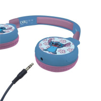 LEXIBOOK - 2 in 1 Disney Stitch headphones - Wireless Bluetooth 5.0 or