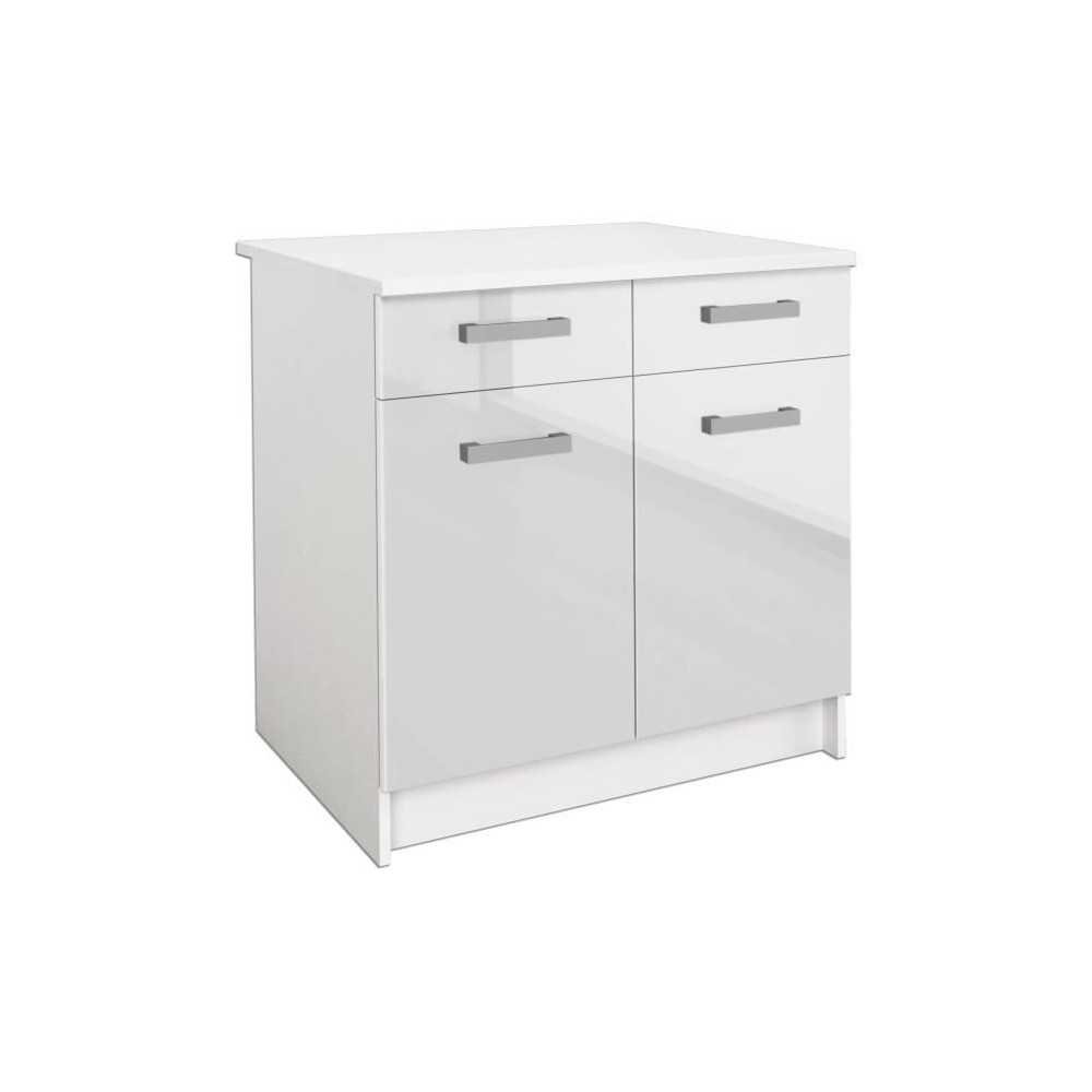 START Caisson bas de cuisine L 80 cm avec plan de travail inclus - Bla