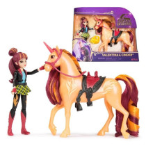 SPIN MASTER COFFRET LICORNE ET POUPEE CINDER ET VALENTINA Unicorn Acad