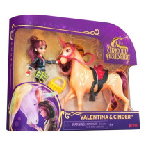SPIN MASTER COFFRET LICORNE ET POUPEE CINDER ET VALENTINA Unicorn Acad