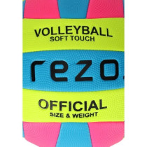 Ballon de volleyball - REZO - PVC - Contraste bicolore - Résistant et