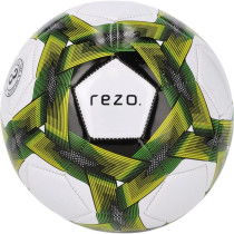 Ballon de football - REZO - PVC - Taille 4 - Jaune bicolore - Résista