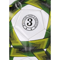 Ballon de football - REZO - PVC - Taille 5 - Jaune bicolore - Résista