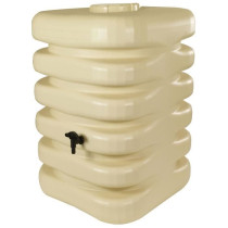 Récupérateur d'eau - BELLI - Cubique - 350 litres - Beige