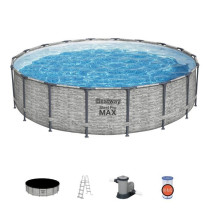 Kit Piscine hors sol tubulaire BESTWAY - Steel Pro Max™ - 549 x 122