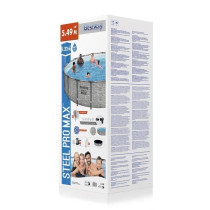 Kit Piscine hors sol tubulaire BESTWAY - Steel Pro Max™ - 549 x 122