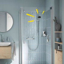 Shower head - GROHE Vitalio Start 110 27940001 - 1 Rain jet - Water sa