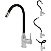 Rousseau Kitchen mixer Køben - Without shower - Shape - Gray and Blac