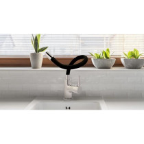 Rousseau Kitchen mixer Køben - Without shower - Shape - Gray and Blac