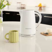 Bouilloire - RUSSELL HOBBS - EDEN - 2400 W - 1,7 L - Blanc