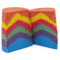 KINETIC SAND - ARC-EN-CIEL 390 G box + 6 accessories - Random model