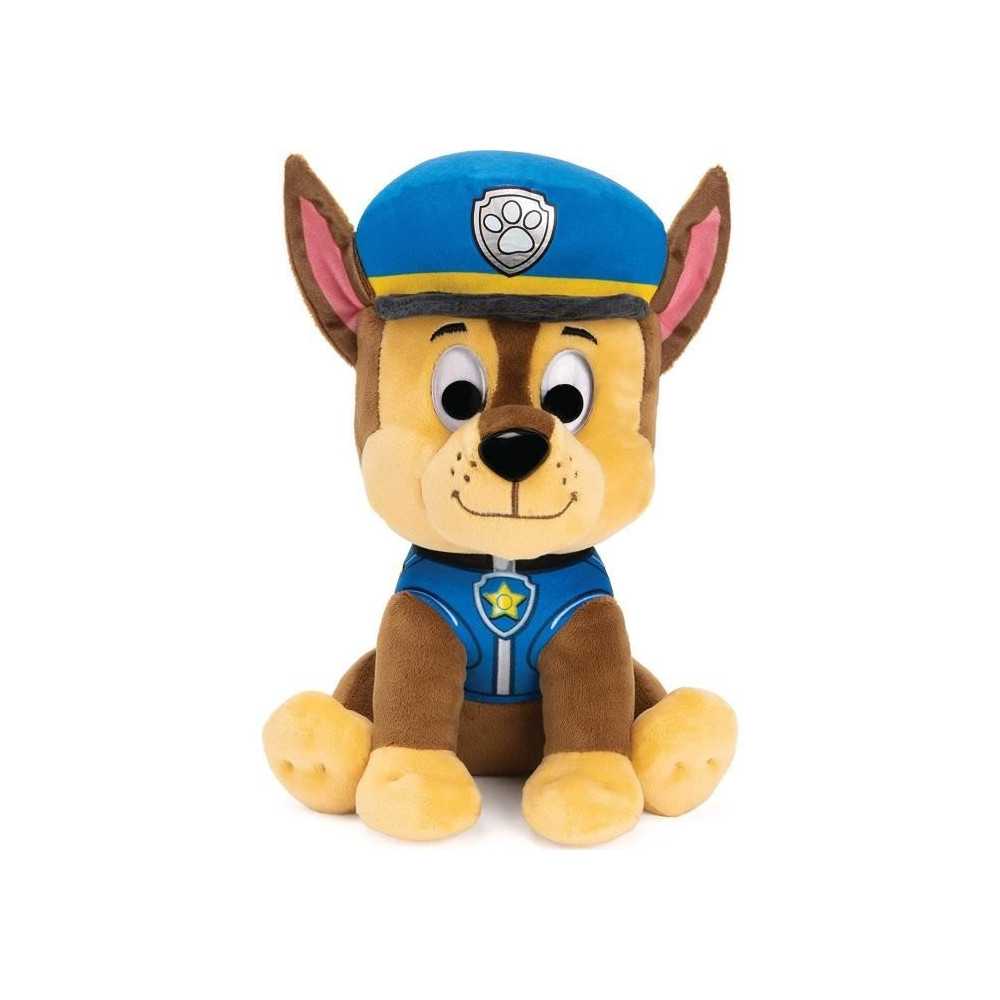 PAT PATROL - PLUSH 25 CM CHASE Paw Patrol Gund - 6058444 - soft and wa