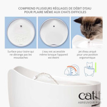 CAT IT Automatic Cat Water Fountain - 2.5 L - Blue